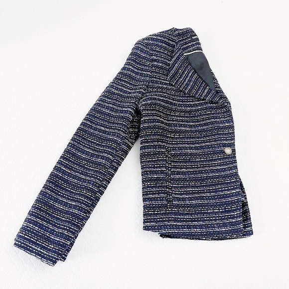 Karl Lagerfeld Woven 1-Button Blazer SZ8 Mint - Picture 6 of 8